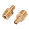 2PCS Brass Air Inflator Adapters Sealing 1 4in Male NPT to Schrader Valve Adapter for Air Compressors Inflation Pumps