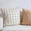 Creative 3D Bubble Cushion Cover Cream White Plaid Light Luxury Pillow Covers Decorative Fashion Home Decor Sofa Cushion Cover