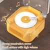 Bluetooth 5.0 Vintage Vinyl Record Speaker Stereo Sound Desktop Alarm Clock Speaker  Vintage Style
