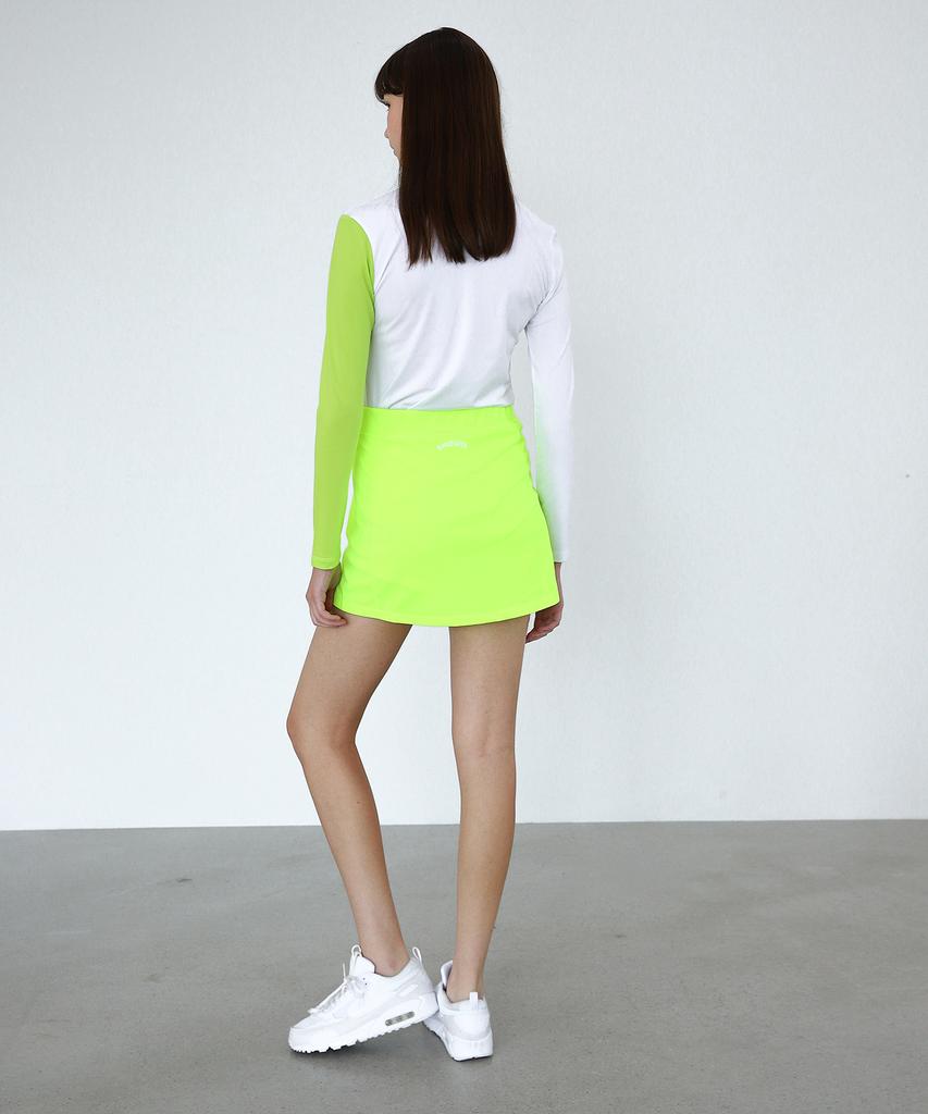 Five Hours Tour Slit Skort_Neon