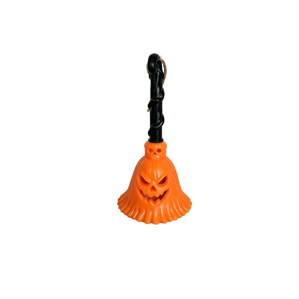 with Hanging Rope Pumpkin Broom Lights Light-emitting Halloween Desk Ornaments Party Broom