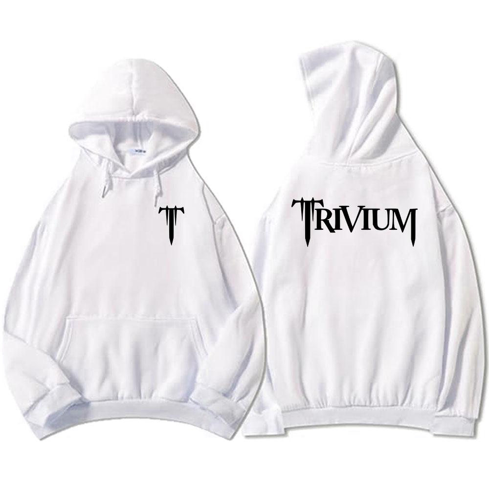 Trivium Zespół Ciężka Mentalność Bluzy Męskie Moda Jesień Polarowa Bluza z Kapturem Długi Rękaw Codzienna Grunge Streetwear Hip Hop Unisex Bluza z Kapturem