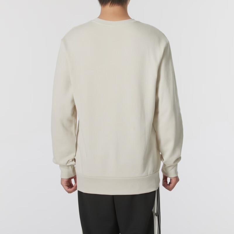 adidas Sweatshirts Men's Beige Crew Neck Moderate Other JG8493