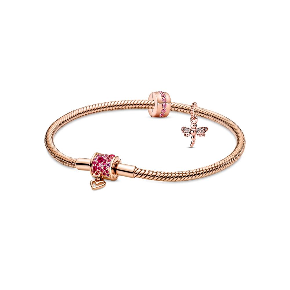 Pandora Shining Dragonfly Set Unisex Bracelet ZT24101003A 18cm