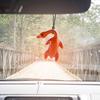 Yousheng Roast Duck Hanging Ornament Car Rearview Mirror Duck Hanging Decoration Resin Animal Figurine Pendant Car Interior Accessories