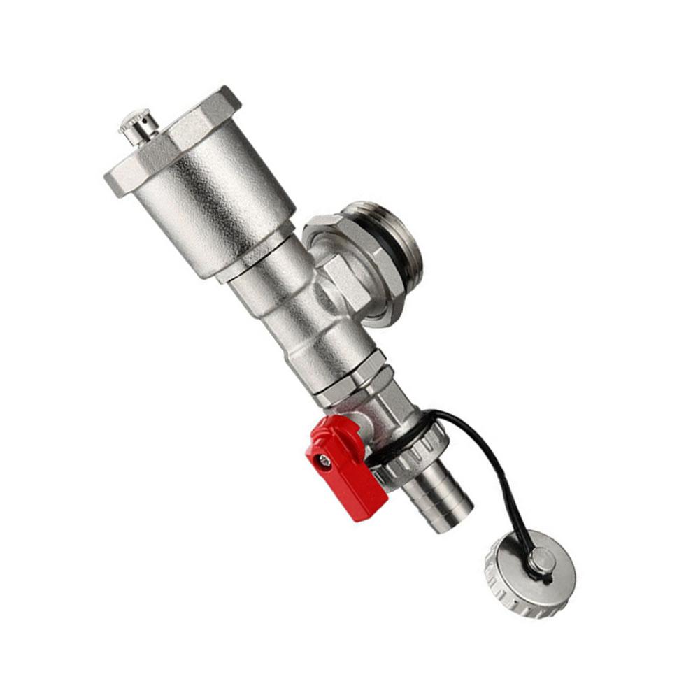 Floor Heat Manifold Kit Automatic Drain And Air Vent Valve For Underfloor Heating System 1 Inch DN25 And 1/2 Inch DN15 Brass
