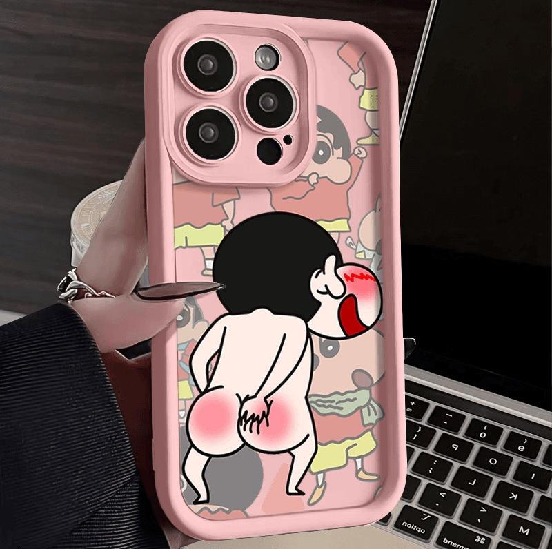 Shy Xiaoxin Applies To Apple 15plus Mobile Phone Case iPhone16promax Anti-drop 14 Funny 13 Soft Xr New