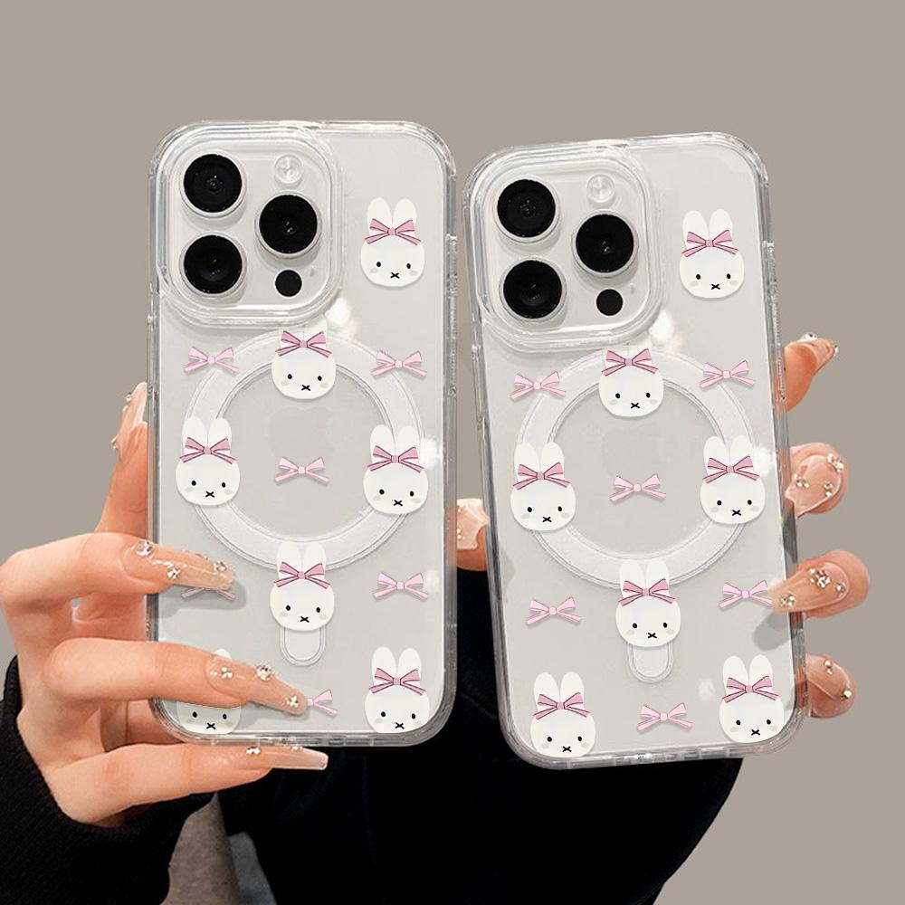 Magnetic Phone Case for iPhone 12 14 16 17 Pro 17 16 15 14 13 12 Pro Max  12 13 14 15  16 High Quality Shockproof Shell Full Protection Cute Style
