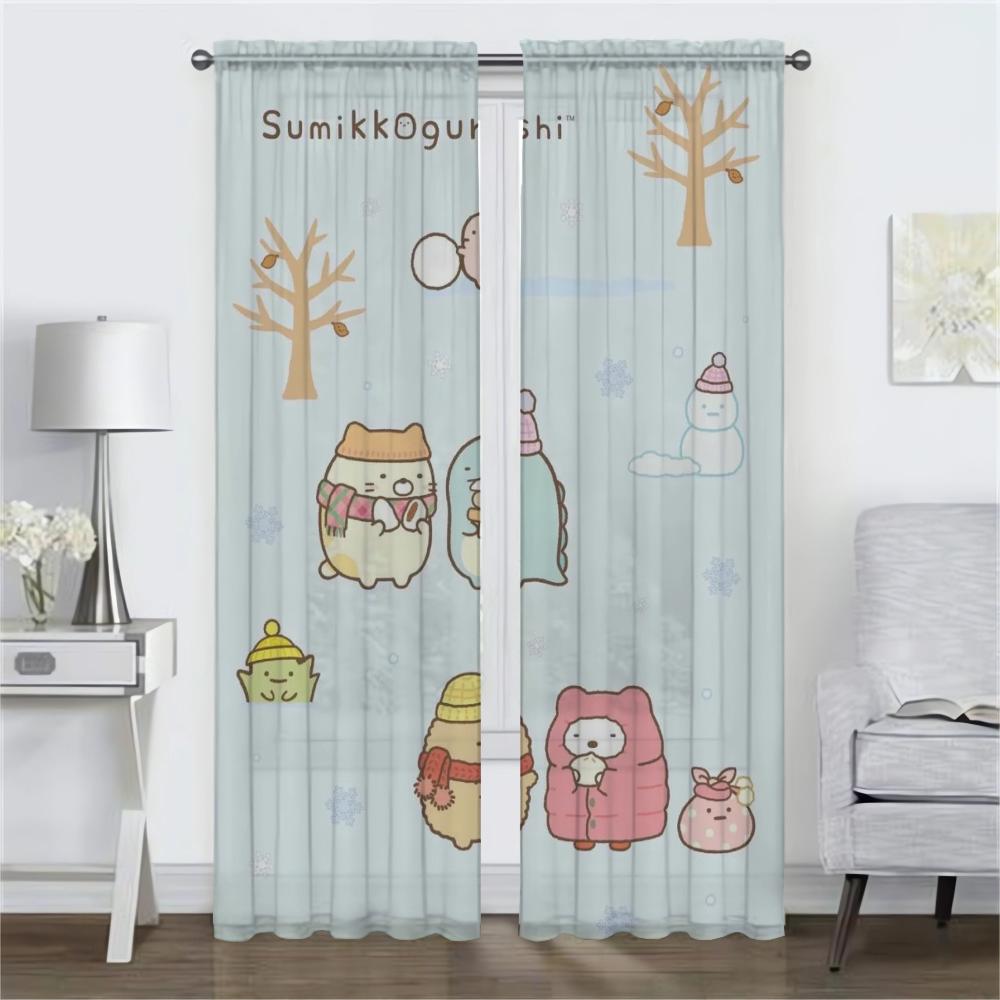 Modern Living Room Curtains for Camera Sumikkos Gurashis Blackout Curtain Halloween Decoration Partition Home Interior Curtains
