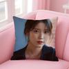 singer versatile IU LLee Jieun Cushion Cover Pillow Case Soft Skin Friendly Fabric  Concealed Zipper