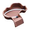 Tortoise Food Dish with Ramp Turtle Bathing Basin Reptile Water Dish for Amphibians Horned Frogs Lizard Basking Platform