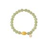 Natural stone crystal geometric beaded bracelet retro high-end bracelet women's niche light luxury versatile jewelry