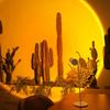 New Multifunctional Rechargeable Desk Lamp with 360 Degree Desktop Eye Protection Learning Desk Lamp LED Lamp Sunset Projection Sunset Lamp