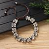 Handwoven bracelet retro silver copper coin small fish bracelet niche hand rope accessories women