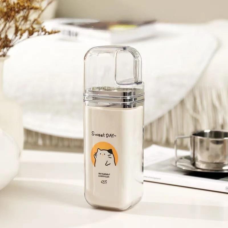 Portable Travel Toothbrush Holder Set Compact Organizer Case for Toothpaste Mouthwash Cup Bathroom Toiletries Storage Box