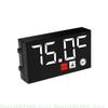 Multifunction Voltimetro Digital Time Clock Thermometer Voltmeter DC12V LED Display for Motorbike Boats Car