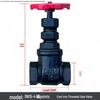Z15T-10/16 Cast Iron Threaded Gate Valve, DN15-50
