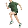 Nike Clothing Shirts Men's Green Lapel Moderate HV2165-323