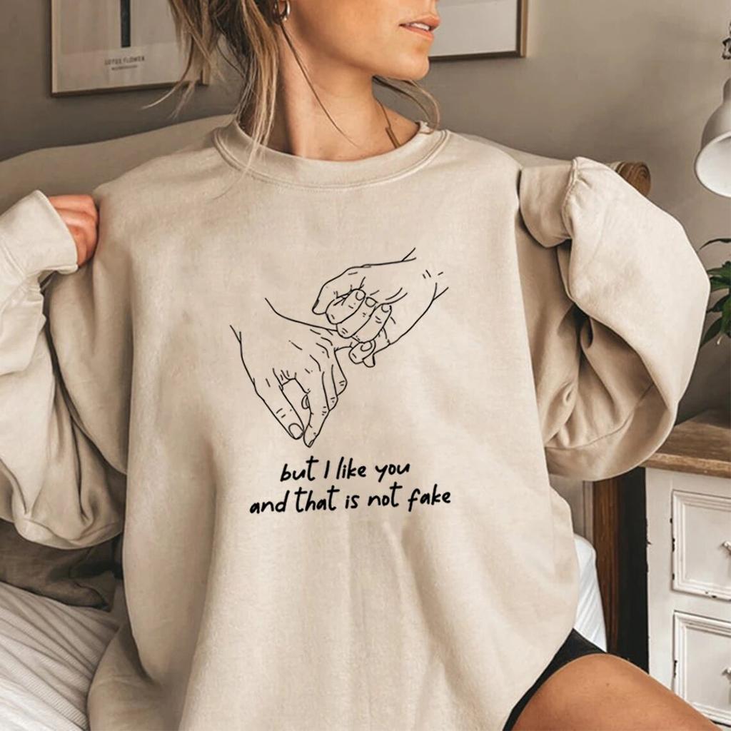 But I Like You and That Is Not Fake Young Royals Hillerska School Sweatshirt Young Royals Inspired Hoodie Unisex Sweatshirts Top Unisex