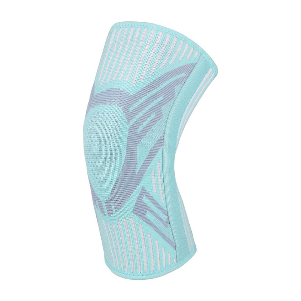 

1Pcs Knee Support Three-Layer Silicone Dot Matrix Anti-Slip Mesh Breathable Spring Support Outdoor Sports Hiking Ball Football XL