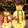 Christmas Figurine Artwork Gift Snowman Statue for Living Room Hotel Desktop 55 cm