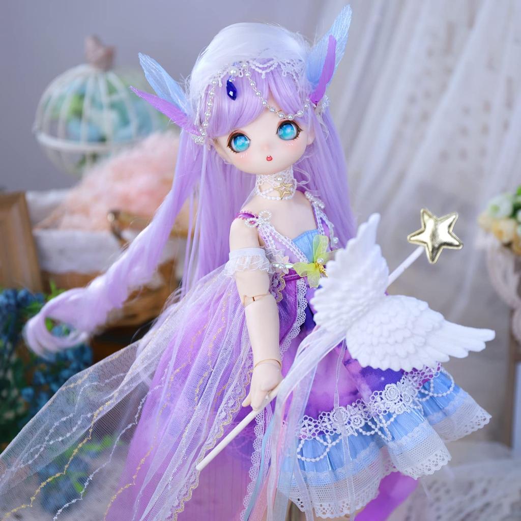 ICY Fortune Days 1/4 Scale BJD Doll, Anime Style, Painted, Movable Figure, Gift for Children, Ages 8 and Up (Star)