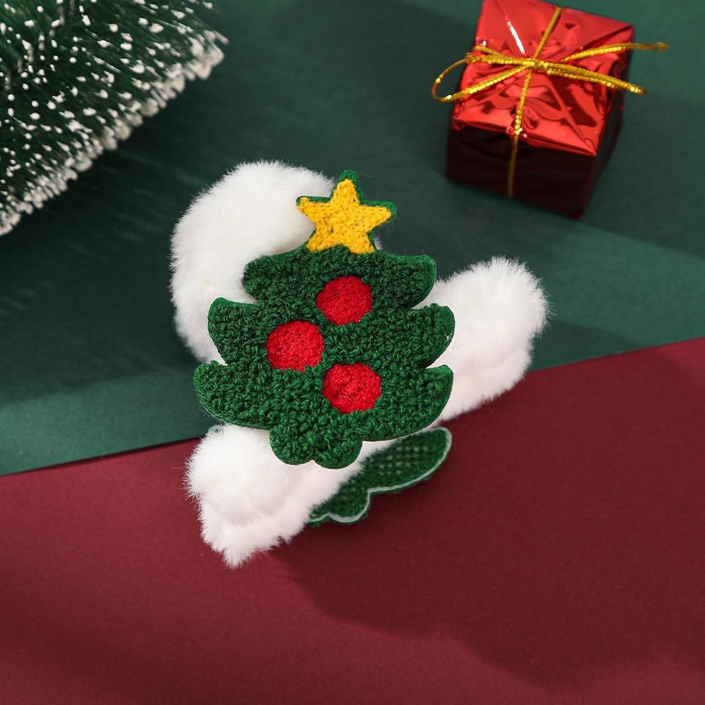 Hairpin Santa Claus Grab Clip Christmas Tree Snowflake Hair Claw  Autumn and Winter