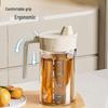 ZISIZ Glass Oil and Vinegar Dispenser Set