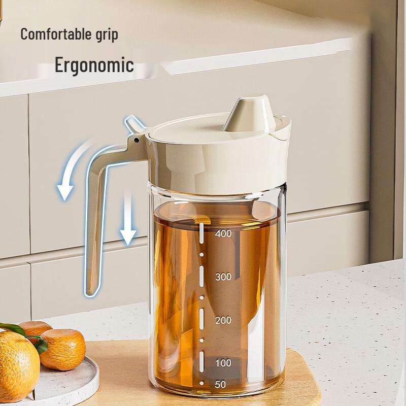 ZISIZ Glass Oil and Vinegar Dispenser Set