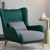 Luxury Nordic Chair Cushion – Modern Leather Armrests, Suitable for Bedroom Lounge & Living Room Furniture