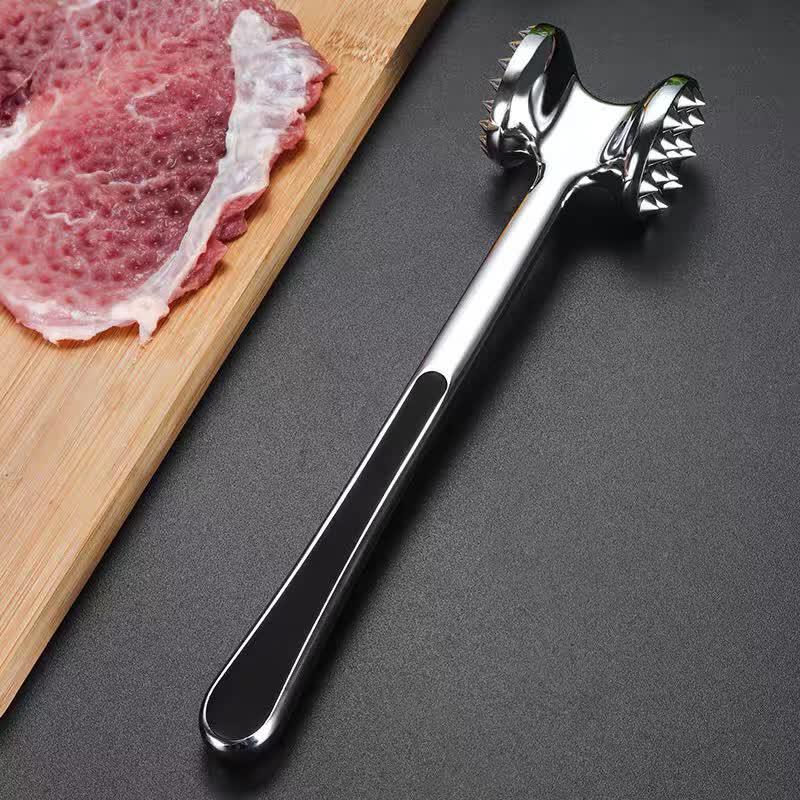 Stainless Steel Double-Sided Meat Tenderizer Hammer