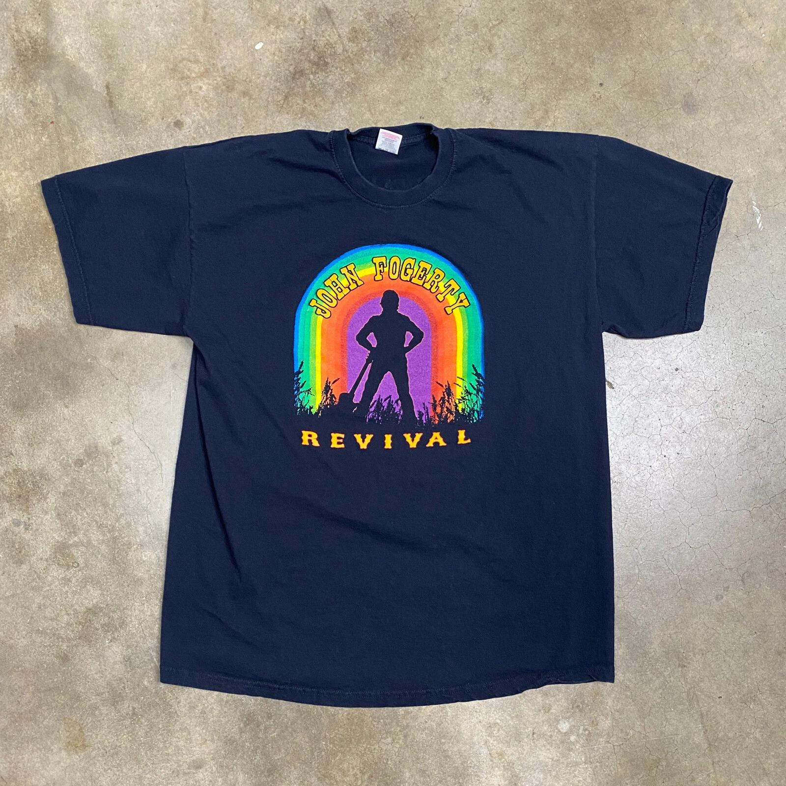 JOHN FOGERTY 2008 REVIVAL Europe concert tour T-shirt XL Creedence Clearwater 3XL