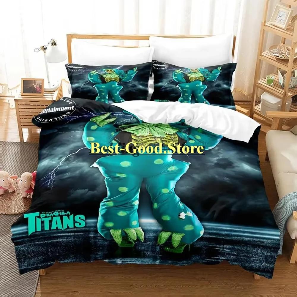 

Comforter Boulet Brothers Dragula Titans Bedding Set Single Twin Full Queen King Size Bed Set Aldult Kid Bedroom s Bed Sheet Comforter (quilt)-EU Single(135*200cm)3pcs