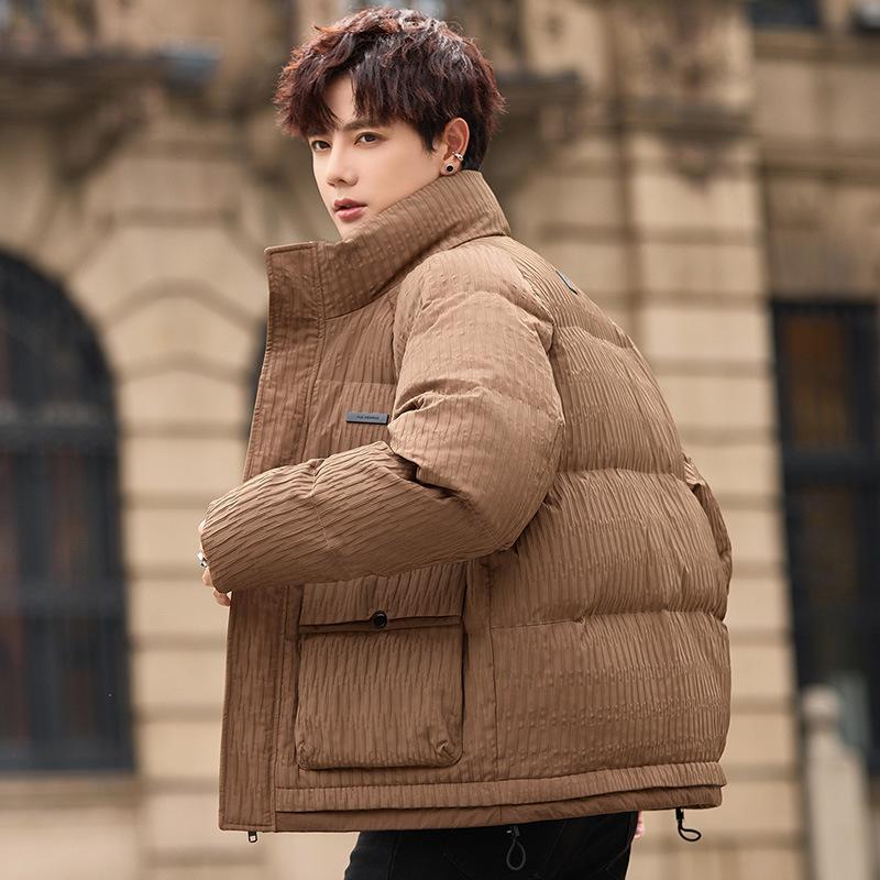 Пуховик зимняя мужская элитная Sense Trend Ruffian Handsome теплая утолщенная короткая — фото 3