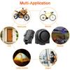 ANTUSI Wireless Bicycle Vibration Alarm USB Charging Motorcycle Bike Alarm Remote Control Anti-theft Bike Detector Alarm System