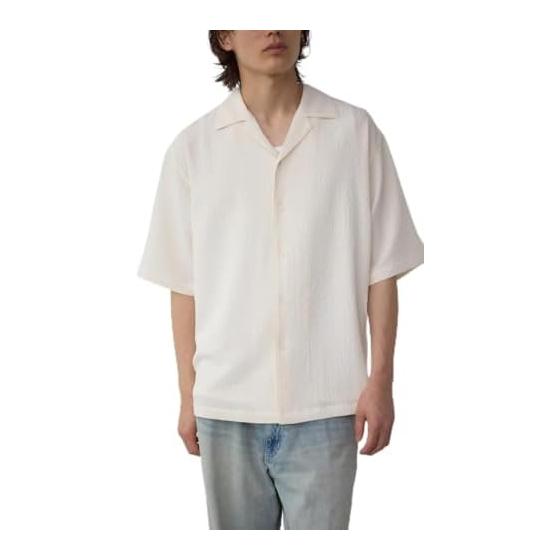 [Azure by Mausie] Men s Seersucker Overshirt 251IST30-337E