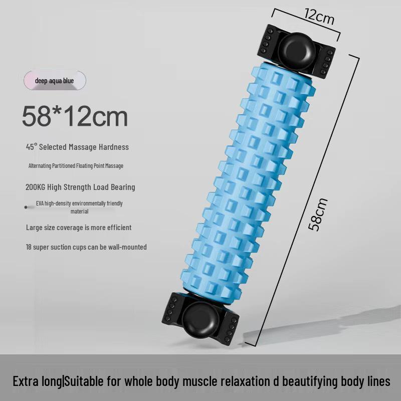 Zf1 Wall-Mounted Deep Tissue EVA Suction Cup Foam Roller for Massage and Exercise