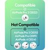 Gcioii 3 Pairs for AirPods Pro 2 Ear Hooks Covers [Added Storage Pouch] Anti-Slip Accessories Compatible with Apple AirPods Pro 2nd Generation
