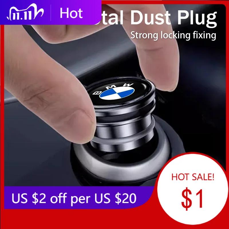 BAAV1 2025 Hot 1PC Universal Car Cigarette Lighter Cover Eject Button Dust Cover Car Accessories Interior For BMW E46 E90 E60 F30 F10