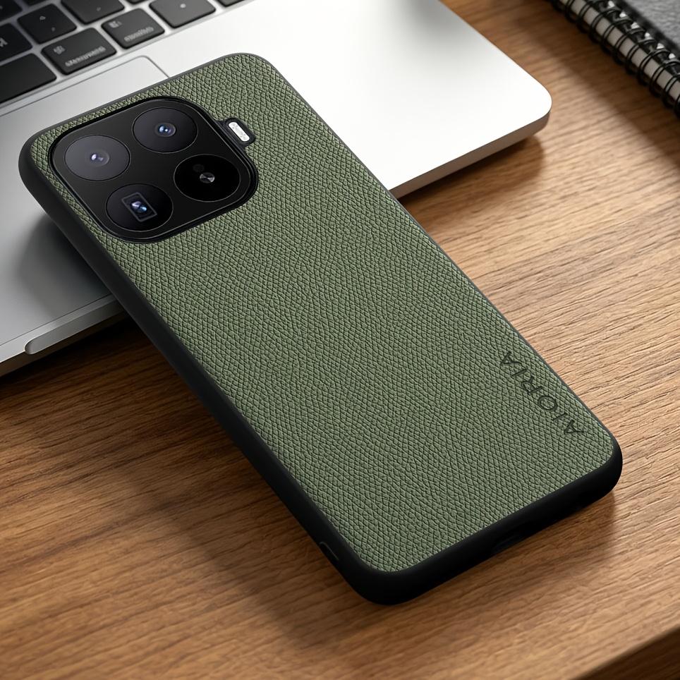 Phone Case for Xiaomi 17T Pro Stylish Easy Design Durable Faux Leather Elegant Case for Xiaomi 17T