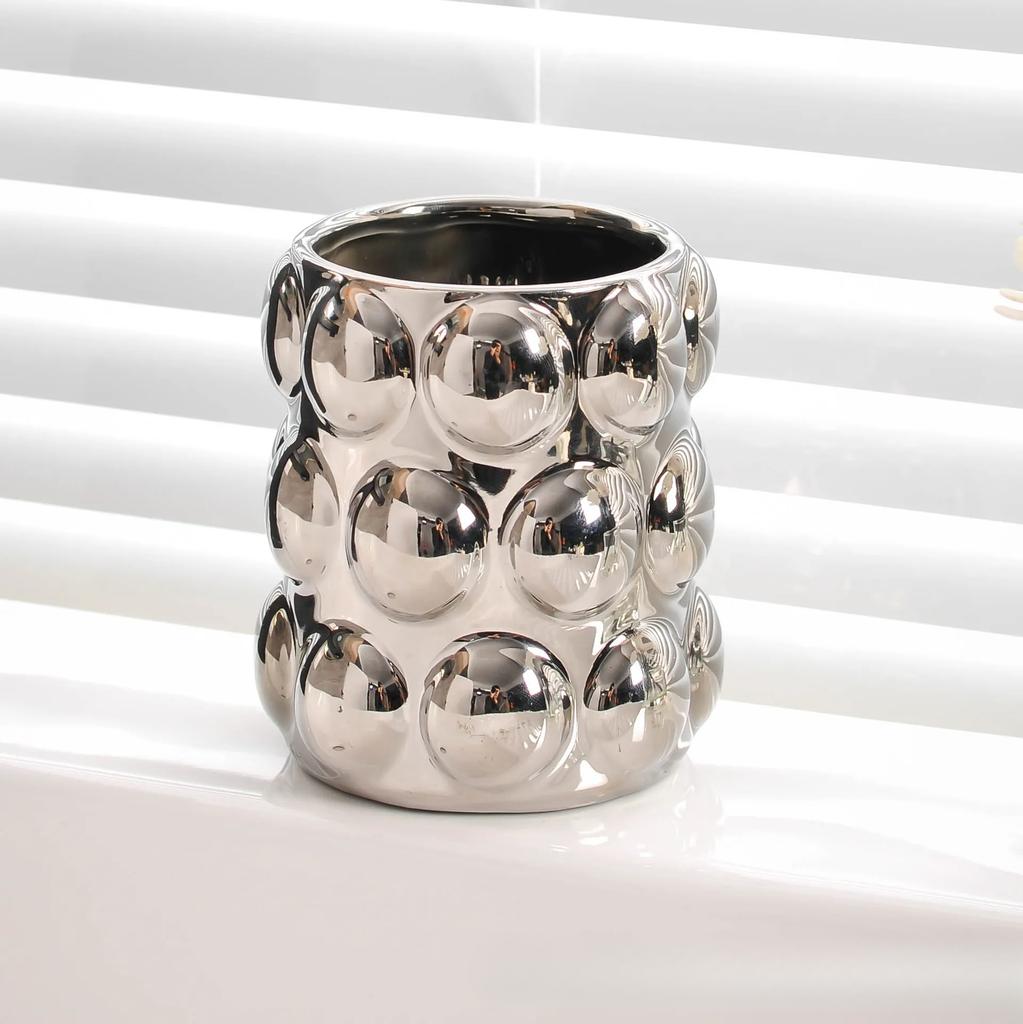 Ceramic Mouthwash Cup Set Brushing Cup Couple Wash Cup Bathroom Supplies Toiletries Bathroom Tumblers Toothbrush Cup Bear Tray