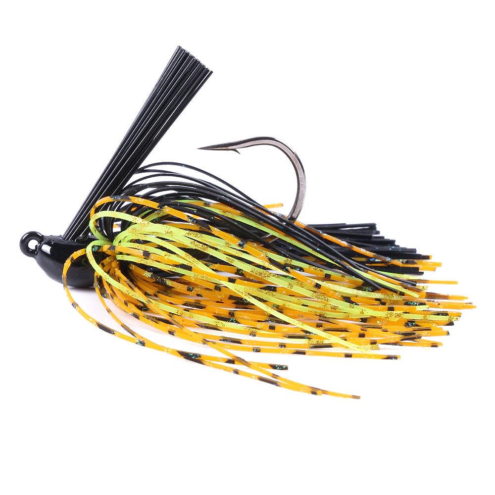1PC Fishing Lure 10g Head Metal Bait With Rubber Skirt Artificial Wobbler Buzzbait Jigging Lure Spinner Bait Fishing Stuff