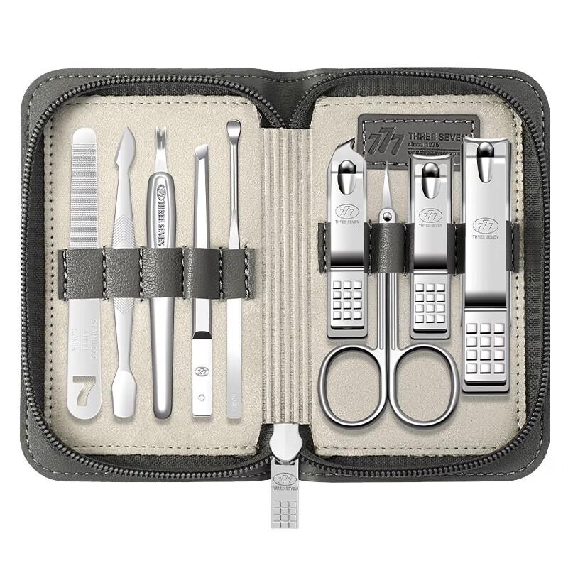 THREE SEVEN 9-Piece Manicure Tool Set