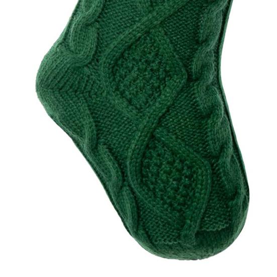 Christmas Stockings with Initials 18 Inches Large Embroidered Letter Christmas Stocking Monogram Knitted Stocking for Famliy Holiday Xmas Tree