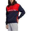 adidas Bluza z kapturem z logo Originals Trefoil w bloku kolorów, kieszenią kangurką, męska, H31273