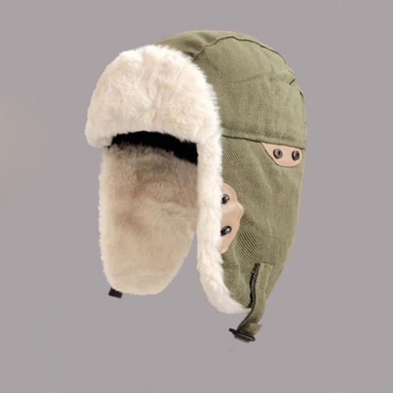 Thunderhead Cap Men's Fall and Winter Warm Cotton Cap Children's Mask Cap Plush Ear Protection Cycling Cap Europe and The United States