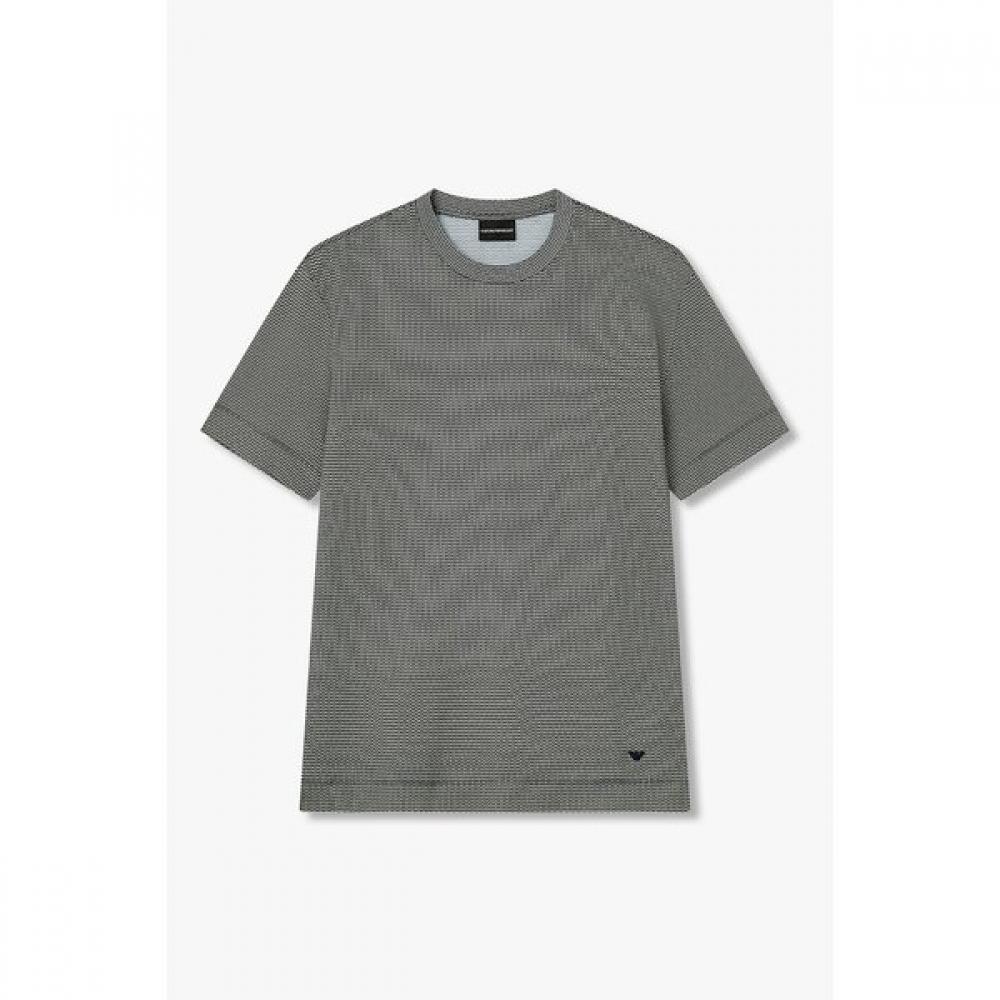 Emporio Armani Men Allover PaTTern Lyocell T shirT A516126059 S
