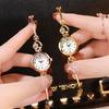 Fashion Women Heart Bracelet Watch Rose Gold Quartz Watch Wristwatch Women Dress Casual Bracelet Watches Gift Accessories