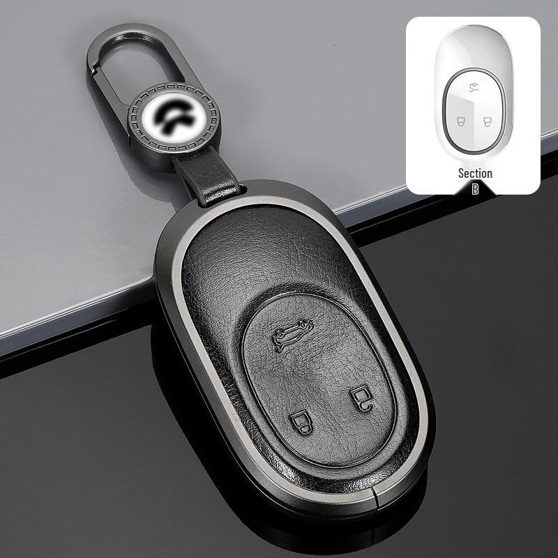 NIO ES6/ET7/ES8/ES7/EC6 Car Key Case - 2022 Model, Protective Shell with Buckle