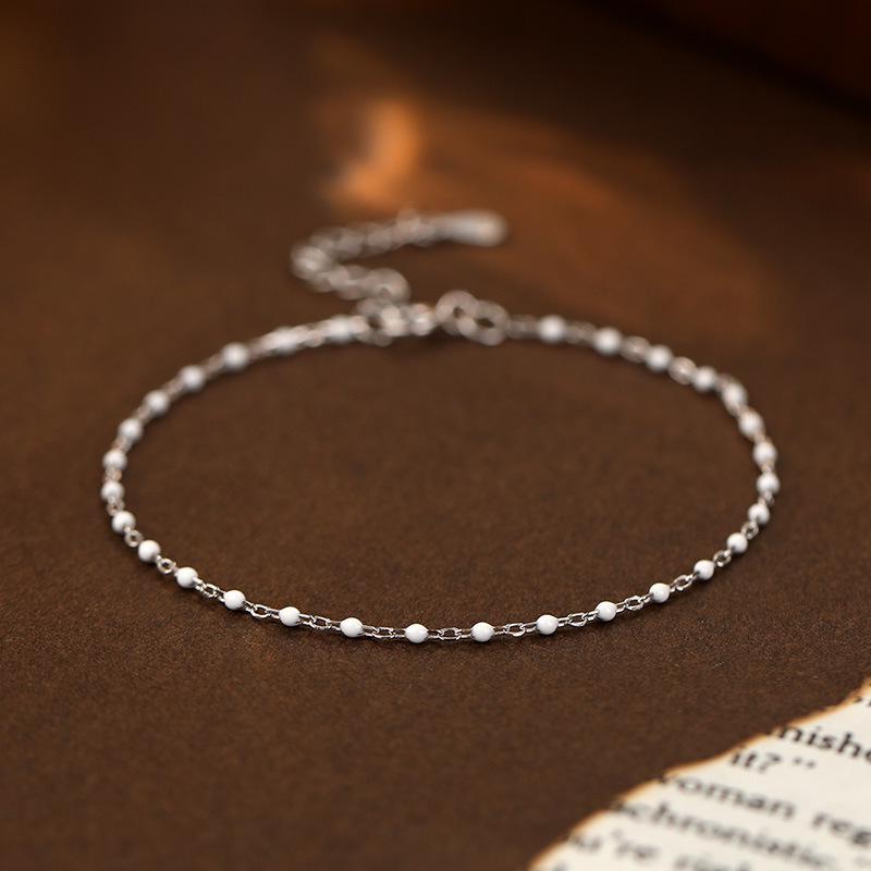 Banyan Tree S925 Silver Dopamine Simple Bracelet for Women - Trendy, Slim Korean-Style Jewelry